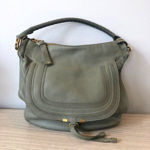 Chloe Marcie Large Hobo in Toscana Cypress